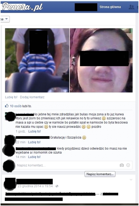 Najlepiej brudy prać na fejsie