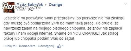 Należą się podwójne przeprosiny od Orange
