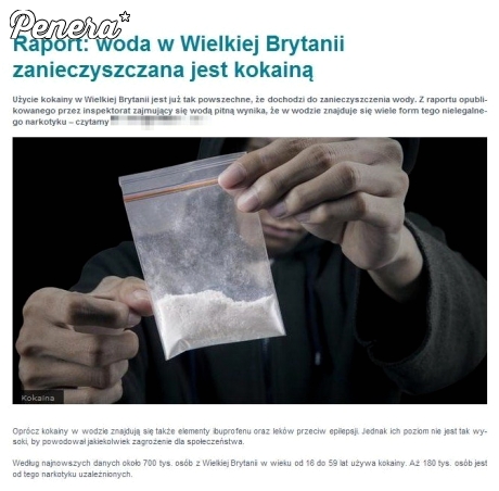 Nic tylko pić wodę w Wielkiej Brytanii
