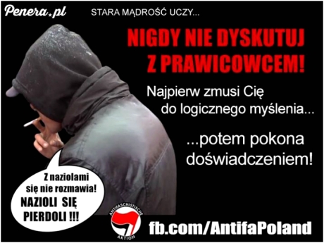 Nie dyskutuj z prawicowcem