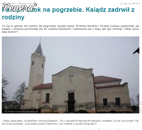 Nie ma jak pocisnąć beczkę na pogrzebie