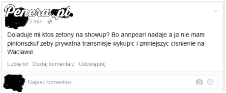 Nie ma to jak skromna prośba na fejsie