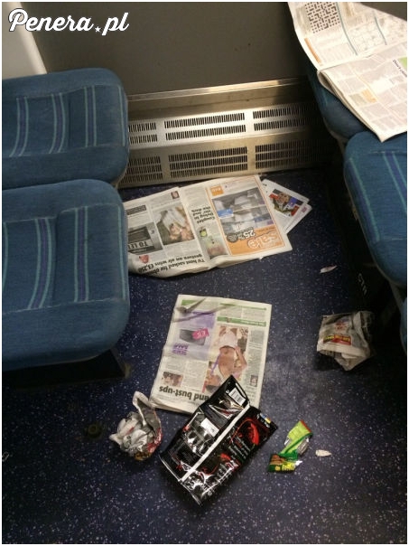 Nie ma to jak zostawić po sobie taki syf