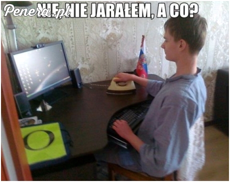 Nie nie jarałem a co?