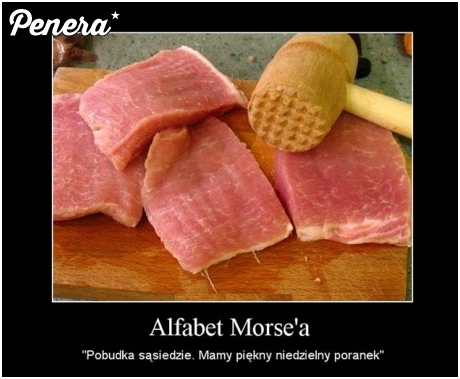 Niedzielny alfabet morse`a