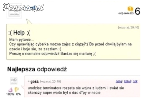 Nimfa i jej problem z cyber seksem