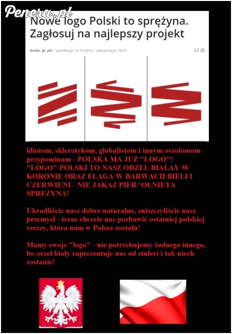 Nowe polskie logo za 1 mln złotych to jakaś totalna kompromitacja Nowe polskie logo za 1 mln złotych to jakaś totalna kompromitacja