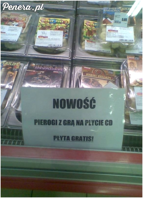 Nowość! Pierogi z grą na płycie