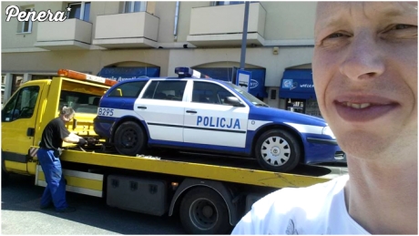 Odholowanie fury za złe parkowanie