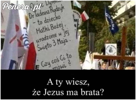 Oj, bardzo dużo mówi mi ten transparent...