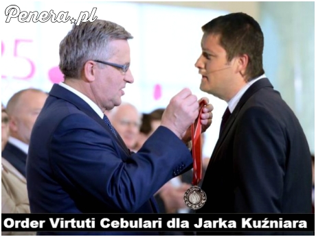 Order Virtuti Cebulari otrzymuje