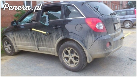 Ostrzeżenie od sąsiada żeby tu nie parkował