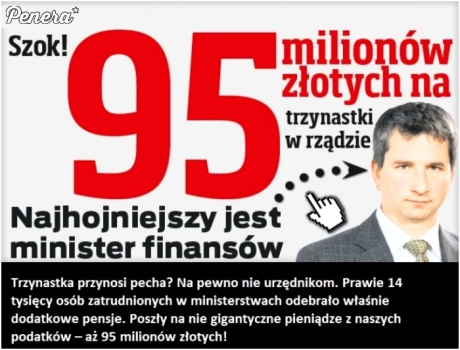 Oszczędności według PO
