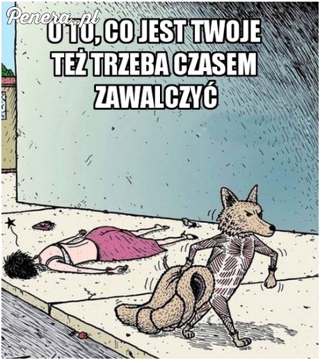 Oto co jest Twoje trzeba czasem zawalczyć