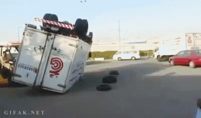 Pięknie postawiona ciężarówka