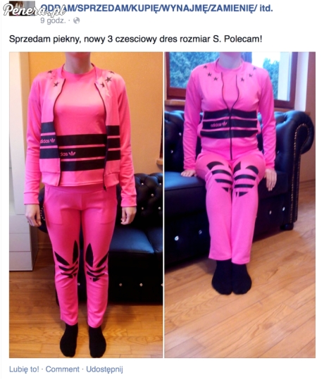 Piękny 3 częściowy dres