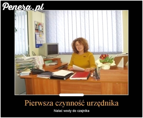 Pierwsza czynność urzędnika
