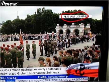Plac Piłsudzkiego - TVN24 się popisał