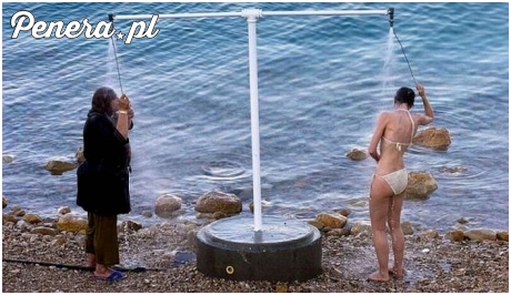 Plażowy prysznic