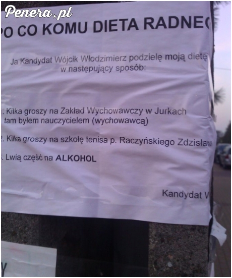 Po co komu dieta radnego