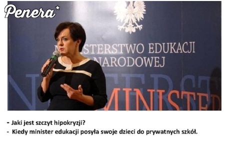 Polityczny szczyt hipokryzji