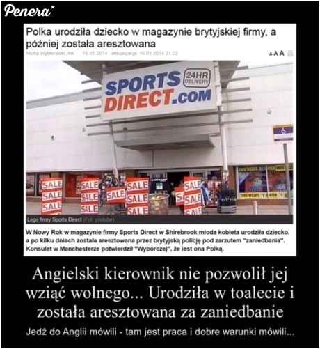 Polka urodziła dziecko w magazynie brytyjskiej firmy