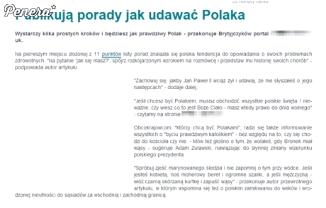 Porady dla anglików jak być Polakiem