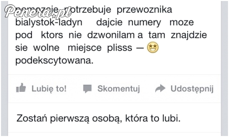 Potrzebny transport do Lądynu