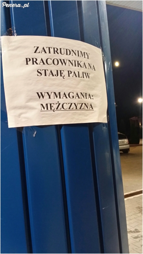 Pracownik na stacji potrzebny od zaraz