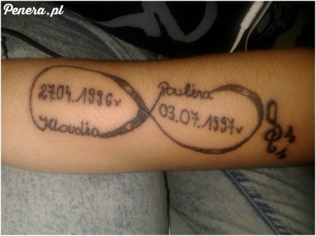 Prawdziwy tatuaż gimbazialistki