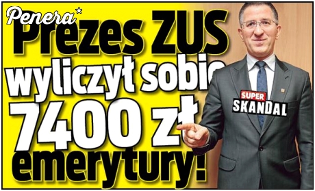 Prezes ZUS wyliczył sobie konkretną emeryturę