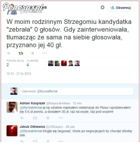 Promocja podczas głosowania :D