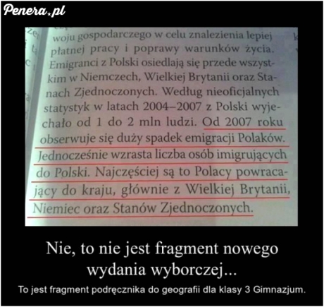 Propaganda w książkach od geografii!