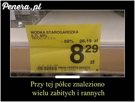 Przy tej półce znaleziono wielu zabitych i rannych