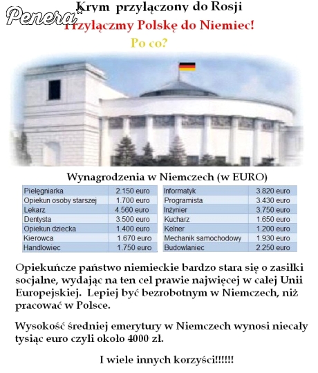 Przyłączmy Polskę do Niemiec ;)