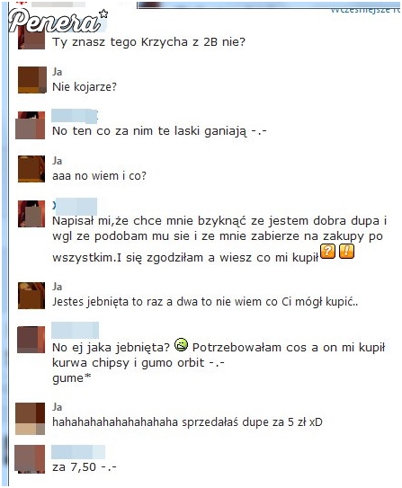 Przynajmniej tanio się nie oddała :D