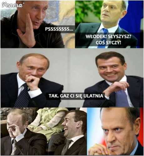 Putin i beka z Tuska Putin i beka z Tuska