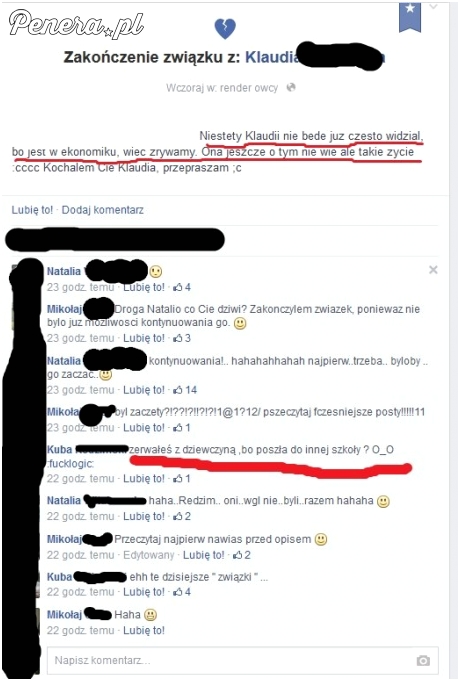 Rewelacyjne zakończenie związku