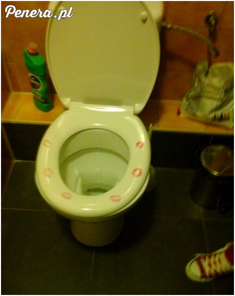 Romantyczka - kibel wycałowła