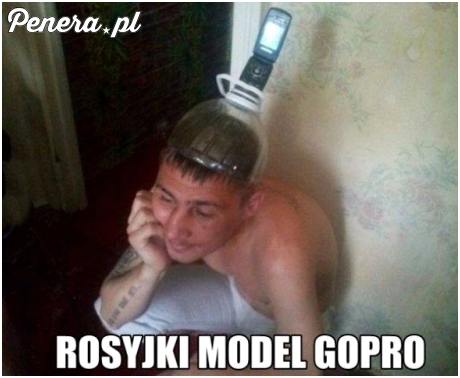Rosyjski model GoPro