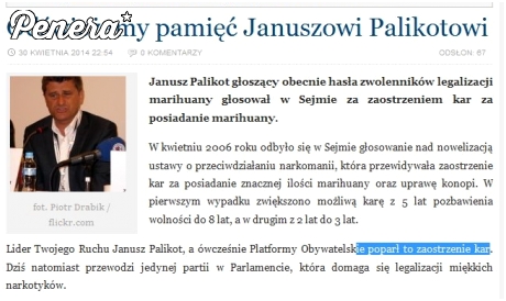 Sama prawda o zakłamanym Palikocie