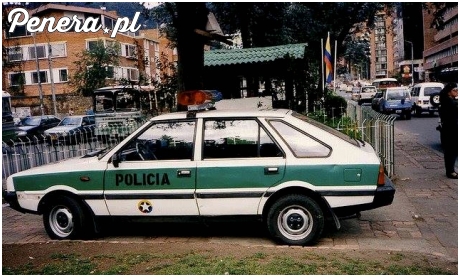 Samochód pościgowy kolumbijskiej policji