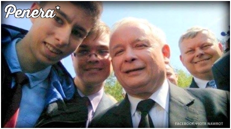 Samojebka w wykonaniu prezesa