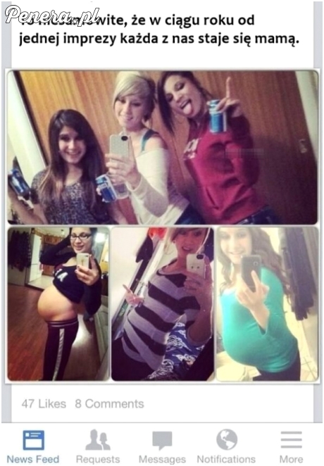 Skutki jednej imprezy