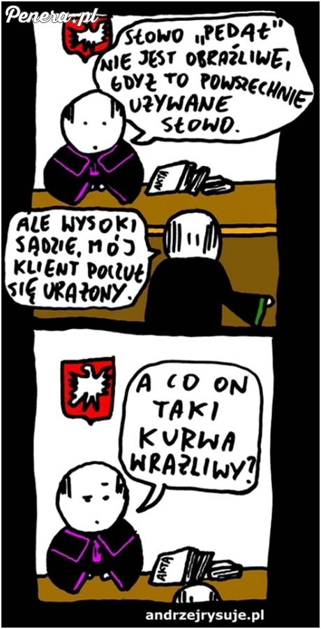 Słowo pedał nie jest obraźliwe