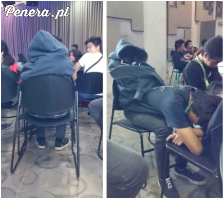 Sposób na spanie na wykładach