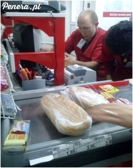 Spotkałem putina na kasie