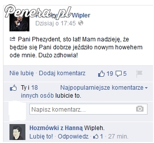 Sto lat Pani phezydent