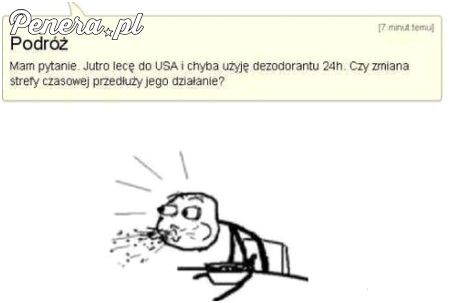 Strefa czasowa a dezodorant