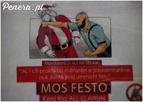 Świąteczne ogłoszenie od Islamistów na święta chrześcijan